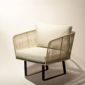 SET DE SILLAS EN MIMBRE PARA EXTERIOR